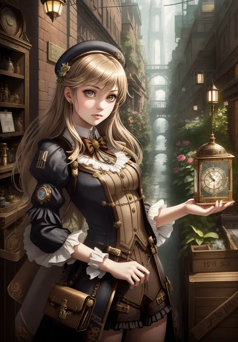 joy dep steampunk style,flower_style,