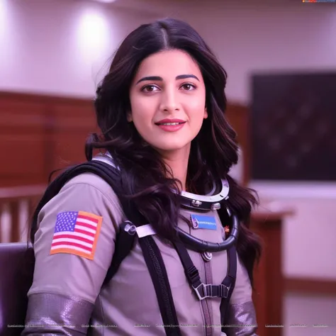 photo of ShrutiHaasan as an astronaut, <lora:ShrutiHaasanSDXL:1>