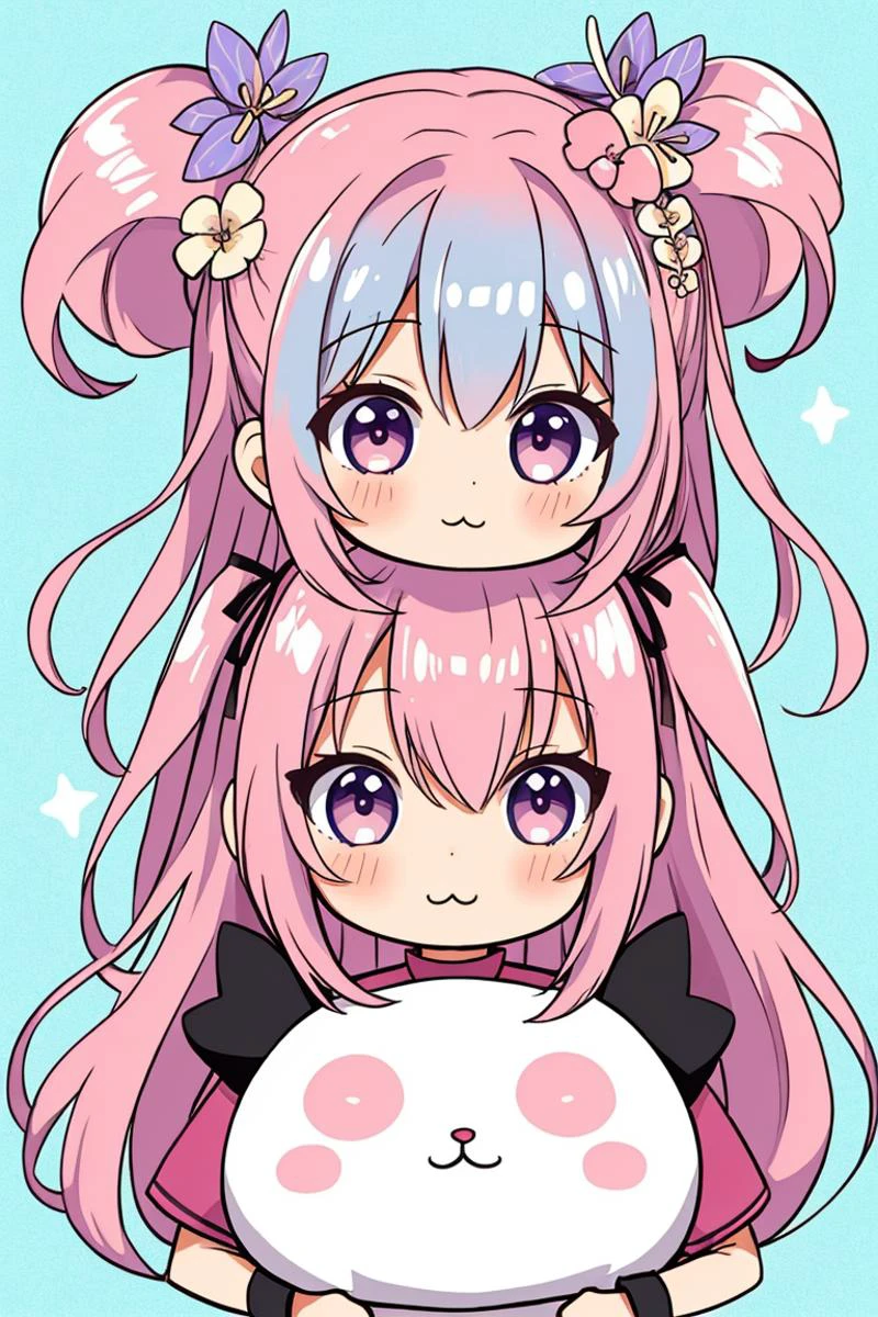(kawaii style, cute, chibi)
1girl