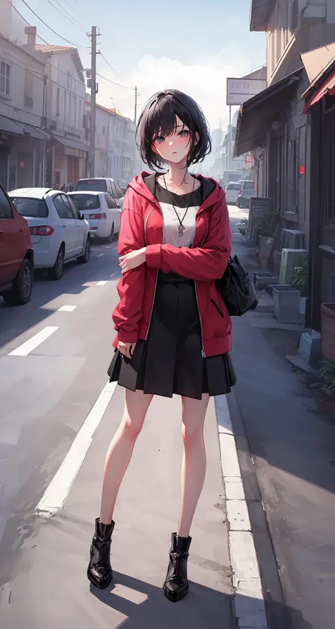 ((((ultra illustrated style:1.0)))),best quality,best animated,masterpiece,ray tracing, global illumination,1girl, solo, looking at viewer,full body,outdoors,
<lora:left arm grab-000004:0.9>