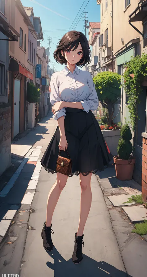 ((((ultra illustrated style:1.0)))),best quality,best animated,masterpiece,ray tracing, global illumination,1girl, solo, looking at viewer,full body,outdoors, 
<lora:left arm grab-000004:0.9>