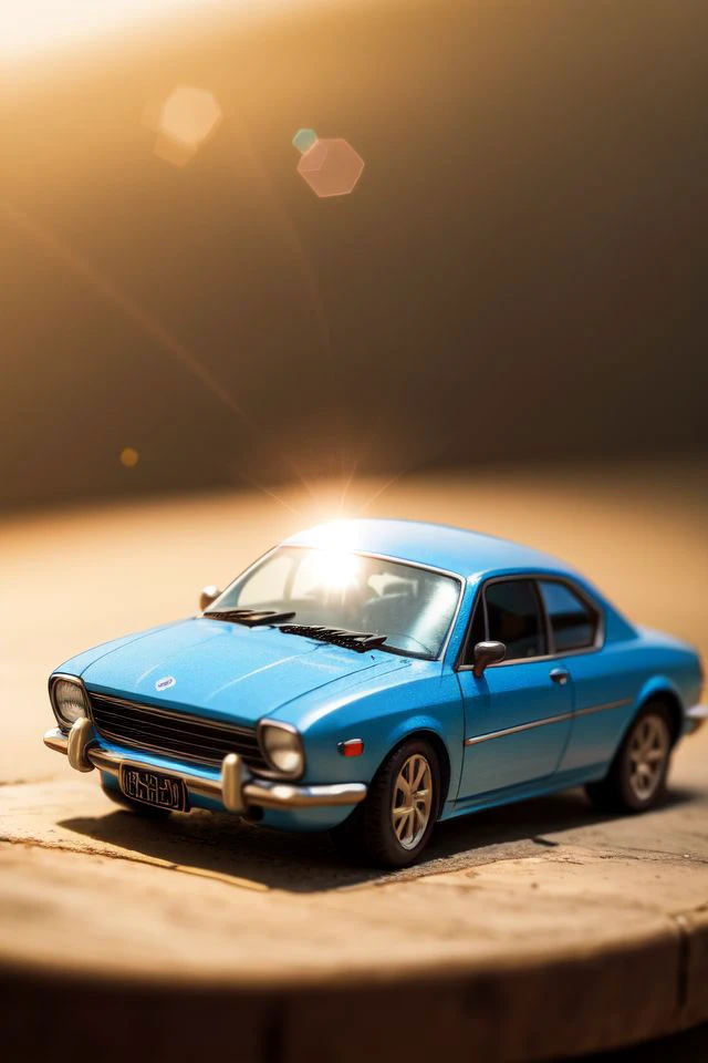 toycar, macro, depth of field, lens flare