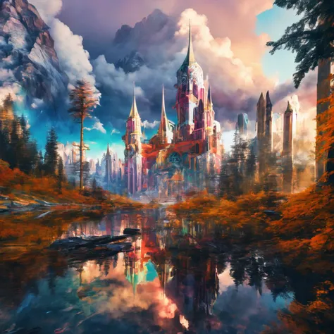inside Renaissance Cathedral in Glacier, Rainbow after rain Weather Endless sky at Midnight, multiple boys, Young Athletic Ginger/Orange colored <lora:Zoe:0.65> zoe, long hair, heterochromia, multicolored hair, (exosqueleton, mechanical part, robotic:1.2),
Very long Auburn Afro haircut,
Sapphire eyes, Chipper expression,
wearing Hipster Olive Fair Isle sweater with Machete, Flying, Cyberpunk Theme, Graffiti Style, Vintage color guide, Establishing shot, by Andrei Ryabushkin, (best quality, highres, 4k, 8k, uhd, highly detailed, sharp, masterpiece, <lora:Add_Detail:0.7>)