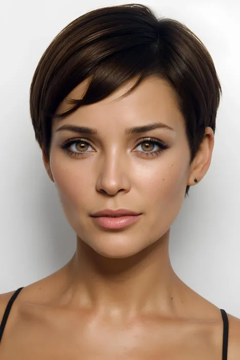 <lora:DanniiMinogueSD-000001:0.8> danniiminogue, tanned, short hair, dark hair, face, close-up, portrait, lines, wrinkles, make-up,