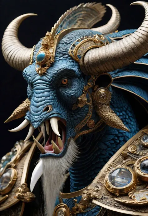 hyper detailed masterpiece, dynamic, awesome quality pithecophaga jefferyi, fantastical realism,