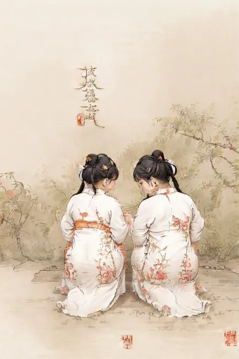  (masterpiece, Highest quality),Takato Yamamoto Style、Mucha style、Art Deco、Mandala、Tangled、Fractal Art、twist、Vibrant colors,colorful, Highest quality, Amazing details, Anatomically correct, Line art, ((Two girls having intimate sex、Passionate、Lesbian Sex))、(Pussy), (tits),(Nipples),  (Black Hair),(Thighs),(Big Breasts)、Perfect Style, (School long sleeve sailor uniform)、Hands are in prayer position、Stand with your feet apart、yourる、Buddha Pose、Open clothes,White socks、your、Browsing Caution,  throw, simple background,Money_background,