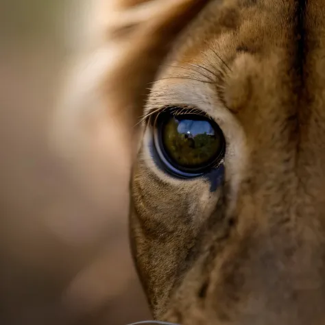 In this breathtaking Stable Diffusion creation,we present a stunning close-up that captures the very essence of beauty itself - the intricate details and colors found within a pair of mesmerizing eyes in a lions face. The background is a sunset on the African savanna, With exceptional skill and precision,our master artists have rendered every aspect in ultra-high definition,showcasing the delicate veins,rich hues,and flecks of gold that make these orbs so enchanting. Natural light bathes the subject in warmth as it filters through the surrounding foliage,casting an ethereal glow upon the scene. As you craft your prompts,focus on every nuance that contributes to this exquisite composition,using only the best techniques and tools available to ensure each element works harmoniously to create a visual symphony that leaves viewers spellbound.,
Incorporate these elements into your image:,
- A striking macro shot of a pair of beautiful eyes,
- Exceptional detail captured with ultra-high definition technology,
- Warm natural lighting filtering through surrounding foliage,
- Rich color palette featuring shades of gold,green,and brown,
- An atmosphere of serenity and wonder surrounding the subject,
- Subtle textural details such as delicate veins and flecks of pigment,
- A sense of intimacy and connection between viewer and subject,
- rule of thirds,