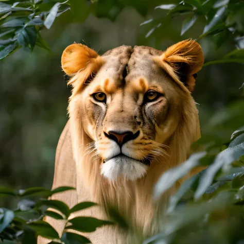 In this breathtaking Stable Diffusion creation,we present a stunning close-up that captures the very essence of beauty itself - the intricate details and colors found within a pair of mesmerizing eyes in a lions face. The background is a sunset on the African savanna, With exceptional skill and precision,our master artists have rendered every aspect in ultra-high definition,showcasing the delicate veins,rich hues,and flecks of gold that make these orbs so enchanting. Natural light bathes the subject in warmth as it filters through the surrounding foliage,casting an ethereal glow upon the scene. As you craft your prompts,focus on every nuance that contributes to this exquisite composition,using only the best techniques and tools available to ensure each element works harmoniously to create a visual symphony that leaves viewers spellbound.,
Incorporate these elements into your image:,
- A striking macro shot of a pair of beautiful eyes,
- Exceptional detail captured with ultra-high definition technology,
- Warm natural lighting filtering through surrounding foliage,
- Rich color palette featuring shades of gold,green,and brown,
- An atmosphere of serenity and wonder surrounding the subject,
- Subtle textural details such as delicate veins and flecks of pigment,
- A sense of intimacy and connection between viewer and subject,
- rule of thirds,
