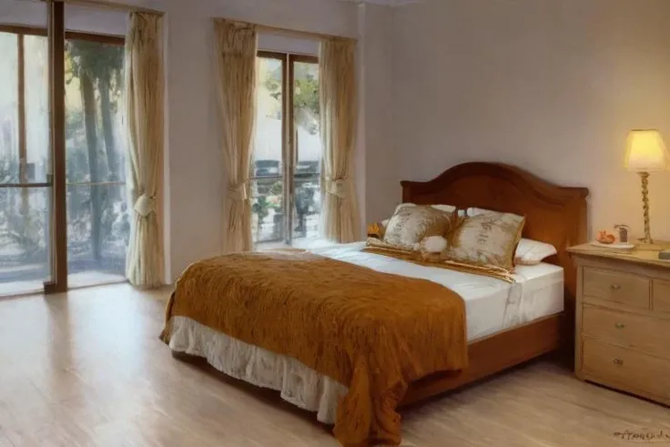 ,<lora:monetloha13v4note-000010:1>,masterpiece,best quality,bedroom,warm,evening