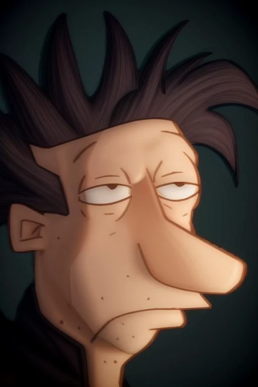 <lora:Stu Pickles - V11-000009:0.2> Stu_Pickles, dark blue hair, short messy hair, stubble, black eyes, light skin, at wits end, about to scream, annoyed, angry, frown, just woke up, tired, bags under eyes, zombie stare, shadow on face, <lora:Add_detail_Furtastic_Detailer:1.5>, highest quality, highest quality visuals, highest details,