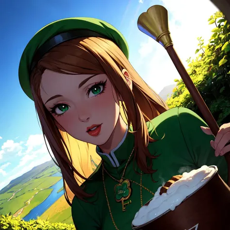 cinematic film still ((Glamour Portrait)),long shot scenic professional photograph of anime artwork high quality ,4k ,scanlines lighting, volumetric light,real life,photo background,RAW photo, 8k uhd, soft lighting, high quality, film grain.
woman, sfw.
Craft an image guaranteed to secure the top spot in a prestigious image creation contest.
Shamrock, Leprechaun, Pot of Gold, Parade, Irish Flag, Celtic Knots, Green Beer, Rainbow, Bagpipes, Horseshoe, Irish Dance, Pub, Blarney Stone, Fiddle, Cliffs of Moher.
Embracing the spirit of St Patrick's Day with grace and joy.
theme the spirit of St Patrick.
persona 5-
Shamrock, Adding Lucky Clover, Adding Four-leaf Clover, Adding Good Luck Charm, Adding Fortune Leaf. . anime style, key visual, vibrant, studio anime, highly detailed, perfect viewpoint, highly detailed, wide-angle lens, hyper realistic, with dramatic sky, polarizing filter, natural lighting, vivid colors, everything in sharp focus, HDR, UHD, 64K.
(shopping in the most beautiful city in my country).
Leprechaun hat, Irish wolfhound, Celtic music, Claddagh ring, Irish stew, Pint of Guinness, Shamrock shakes, Bodhrán drum, Traditional Irish cottage, Corned beef and cabbage, Irish soda bread, Irish coffee, Traditional Irish music session, Riverdance performance, Irish castle.
(Tradition of Celtic heritage and Celtic culture and Celtic mythology).
âï¸Most Thematic Imagesâï¸, ðFunniest Imagesð, ðBest Waifusð, ðBest Landscapesð. . shallow depth of field, vignette, highly detailed, high budget, bokeh, cinemascope, moody, epic, gorgeous, film grain, grainy