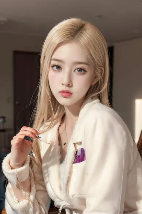 (masterpiece, best quality, 8k, RAW photo, beautiful and aesthetic:1.2), complex detail, Indirect light, photorealistic,
((woman:1.5)),
Faux shearling jacket,
<lora:WhiteSSin:1> whitessin,