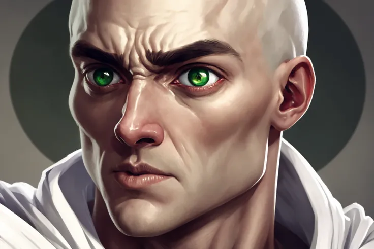 masterpiece, best quality, 1boy, solo, szeth is an exceptionally skilled combatant, he becomes a nigh-on unstoppable killing machine, he is roughly thirty-five years old at the start of the True Desolation, he's short and pale-skinned, with large, round eyes lacking the epicanthic fold that most Rosharans possess, his eyes are dark green, he is always wears white, fantasy <lora:Szeth:1>