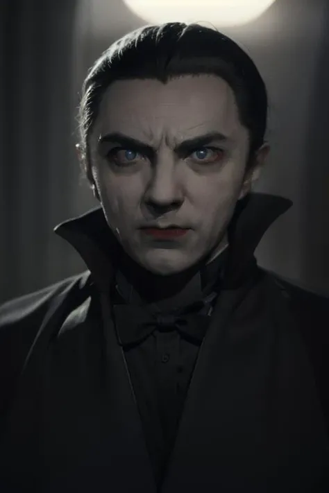 <lora:envybetterhandsLocon_alpha3:1>, <lora:Dracula:1>, d1, a moviestill from the vintage horror movie dracula, a scary man with intense eyes