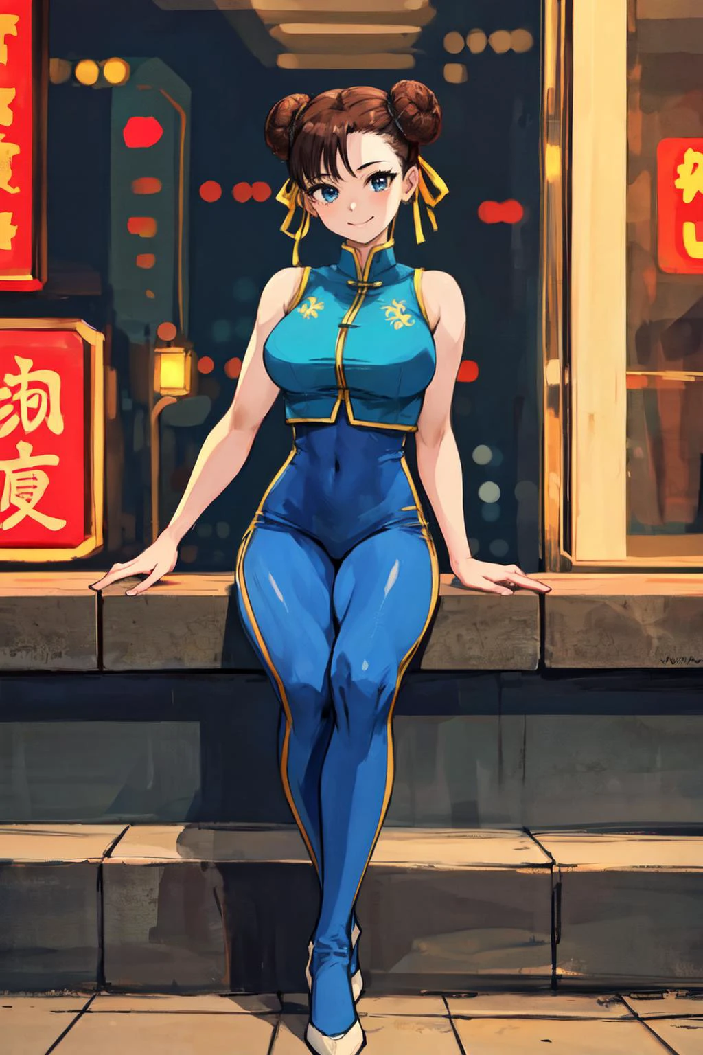 masterpiece,best quality,highres, ultra-detailed, solo, 1girl, chunli_alpha, huge breast, bust focus, smile, blue chinese dress, spreading legs, sitting on ground,from below,
chinese town, night, neon sign, outdoor,
wkmwkm,wkmwkm,wkmwkm,wkmwkm,wkmwkm,wkmwkm,wkmwkm,wkmwkm,wkmwkm,wkmwkm,wkmwkm,wkmwkm,wkmwkm,wkmwkm,wkmwkm,wkmwkm,wkmwkm,wkmwkm,wkmwkm,wkmwkm,wkm,wkm,wkm,wk,
