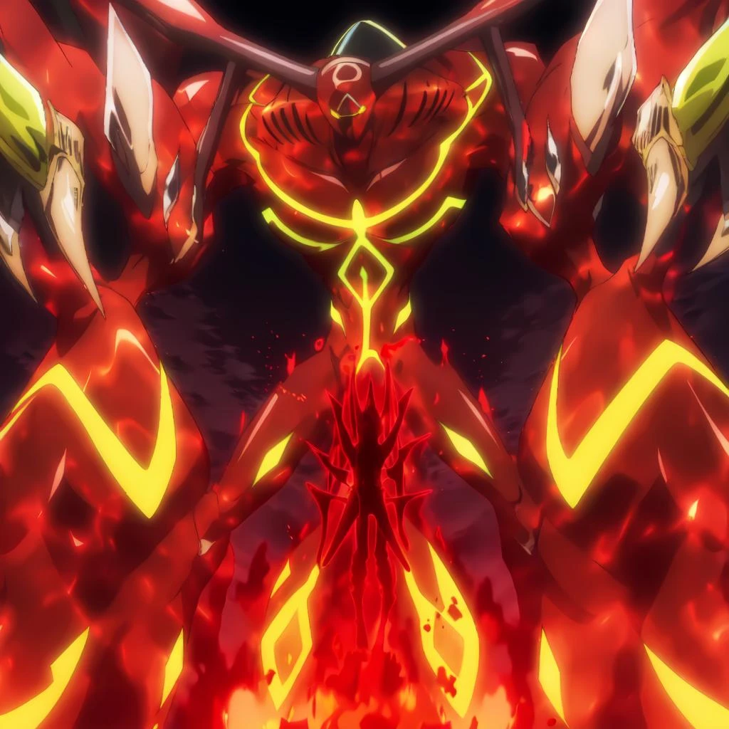 Red body, red energy, huge claws, yellow eyes, , energy lines
very detailed
Perfect body, perfect hands, perfect feet
huge arms
(whole body)
<lora:huoling:0.7> <lora:yewang:0.3>