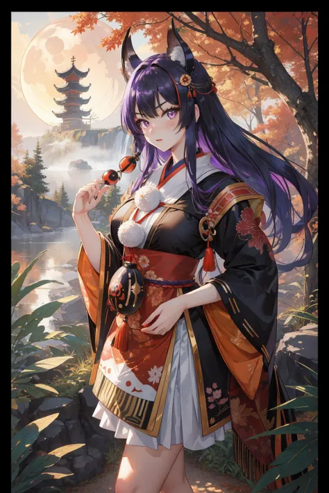 1girl, dramatic Pencil painting, 50s Art, Golden ratio, Dutch angle shot of a Rusticcore Puny Korean ([momiji manjuu|Mop]:1.3) , it is in a Viking setting, it is with electric purple ornaments, complex deep orange background, dense vegetation and woods, Foggy conditions, FOV 90 degrees, romanticism art, [ (scene art by Rudolf Ernst:1.1) , (George Birrell:1.1) ::12], Amusing, Angry, Moonlight, L USM, four colors, quantum wavetracing, behance HD, Flickr, dslr