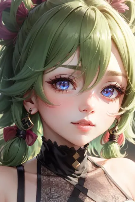 ((closeup, closeup shot, face, detailed eyes)), extreme details, shiny, shiny hair, shiny clothes, 
<lora:kuki_shinobu-000013:.75> kuki shinobu \(genshin impact\), green_hair