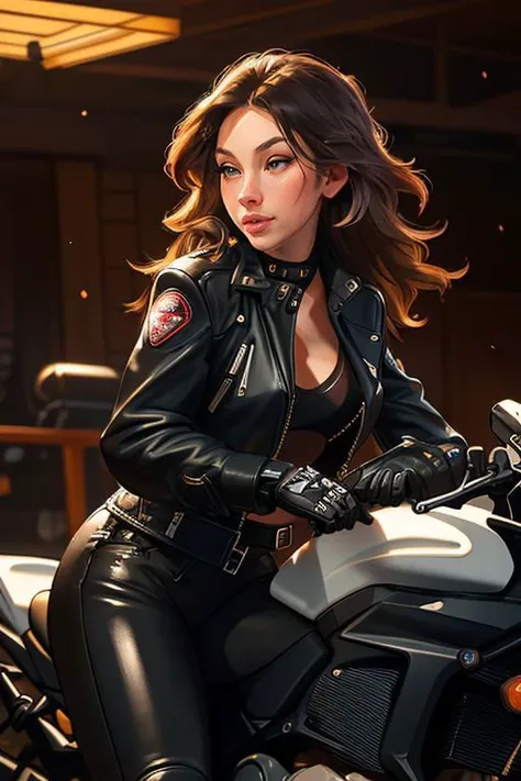 DEN_azzurra_moretti,
(riding a motorcycle:1.2) wearing (motorbike leathers:1.2), (riding a motorbike:1.2), (driving a motorbike:1.2), (motorcycle:1.1), traffic, leather trousers, leather jacket, motorcycle boots, leather gloves,
bokeh, f1.4, 40mm, photorealistic, raw, 8k, textured skin, skin pores, intricate details <lora:epi_noiseoffset2:1>, epiCRealism
