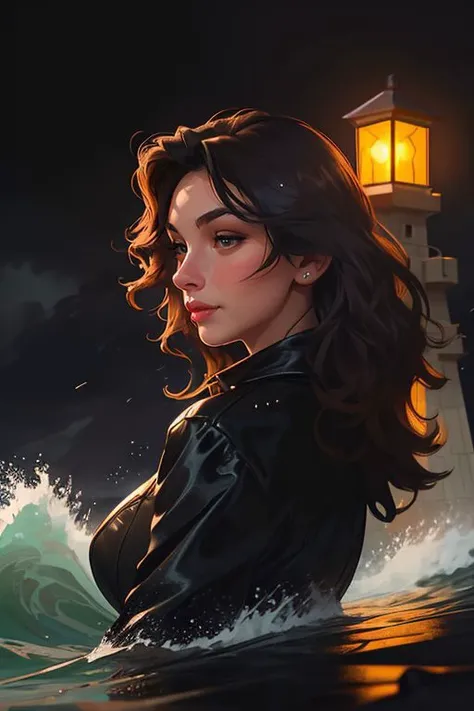 DEN_azzurra_moretti,
portrait of a lighthouse keeper (walking on the rocks:1.2) on a dark (stormy night:1.2) wearing a yellow raincoat in the wind, (waves crashing:1.2) into the rocks, (storm:1.2), (wind swept:1.2), (gale:1.1), (tsunami:1.1), lighthouse, (night time:1.2), (wet rocks, rocks, rocky:1.2), (splashing waves:1.2), waves, (ocean spray:1.2), (lighthouse:1.1),
bokeh, f1.4, 40mm, photorealistic, raw, 8k, textured skin, skin pores, intricate details <lora:epi_noiseoffset2:1>, epiCRealism