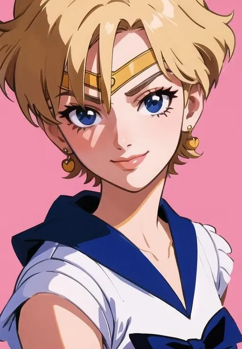 <lora:sailor_uranus:0.8>, sailor_uranus, smirk, portrait,, (masterpiece, best quality, detailed:1.3)