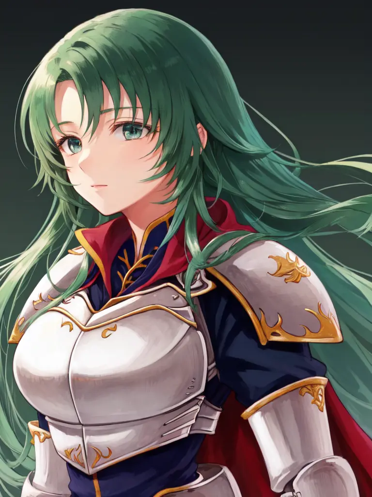 <lora:Cecilia_FE-10:1>, cecilia fe, large breasts, upper body, dress, elbow gloves, white gloves, cape, armor, shoulder armor, pauldrons, breastplate, armored dress, masterpiece, best quality, ultra-detailed, 1girl, beautiful detailed eyes, beautiful detailed glow,masterpiece,high quality,very_high_resolution,large_filesize,full color,best quality,beautiful illustration,1girl,ultra detailed,beautiful detailed eyes,detailed light,warm colors,random angle,wind