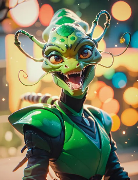 score_9, score_8, score_8_up, score_7_up, score_6, rating_safe, green insectoid creature profile, goa neon style, happy face profile, alien species, cinematic, photoshot, bokeh <lora:add-detail-xl:1>