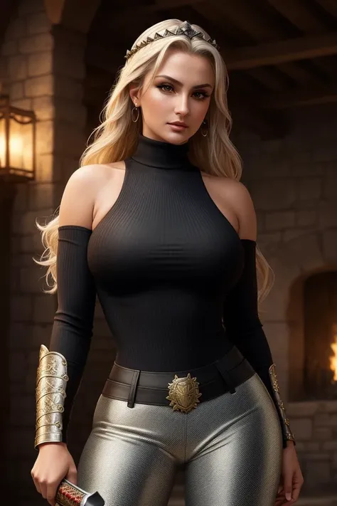 A captivating female Breton beauty, her golden locks cascading down her back, sits serenely in a lavish bath tub. She dons a skimpy swimming bra and lacy lingerie, as if fresh from a dip in the icy waters of Skyrim's frozen lakes. Soft, golden light illuminates her porcelain skin, with gentle ripples on the water's surface creating a sense of tranquility.,female breton