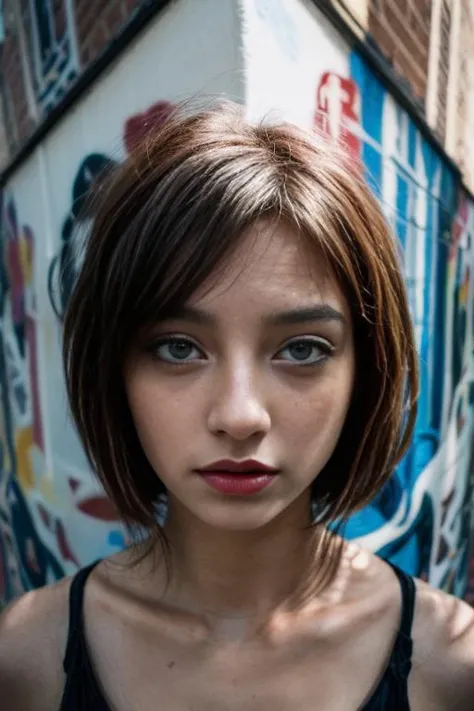(photography:1.3), (mural:1.6), (abstract:1.4),(intricate:1.3), (detailed:1.4),stunning, photo, laying down, camera above, perfect face, model, english, white, european, freckles on nose, pale, movie poster, theme, drop top, masterpiece, hot, UHD, RAW photo, perfect face, photorealism, HDR, perfect body, <lora:more_details:1.4>, <lora:FilmVelvia3:1>, <lora:upshirt-000015:1>