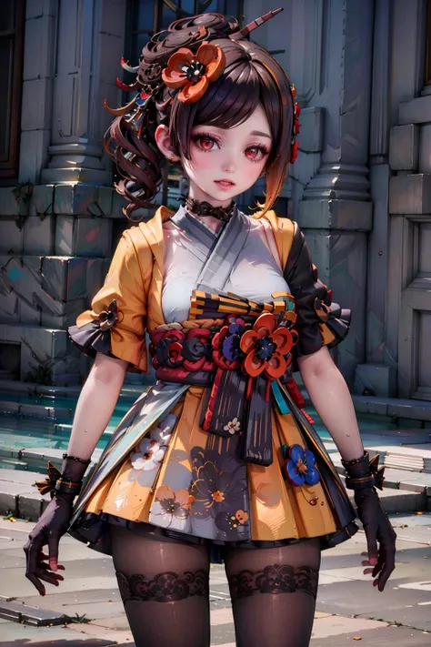 (8k, best quality, masterpiece:1.2),
BREAK
1girl, chiori,small face, lace pantyhose, forearm gloves, cowboy shot, simple background,smirk,angle from below,
BREAK
<lora:taiwanDollLikeness_v20:0.01>,< lora:japanesedolllikenessV1_v15:0.01>,< lora:koreanDollLikeness:0.01>
<lora:chiori-gi-v2g:0.9>
