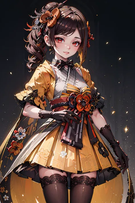 (8k, best quality, masterpiece:1.2),
BREAK
1girl, chiori,small face, lace pantyhose, forearm gloves, cowboy shot, simple background,smirk,angle from below,disgusted face,
BREAK
<lora:taiwanDollLikeness_v20:0.01>,< lora:japanesedolllikenessV1_v15:0.01>,< lora:koreanDollLikeness:0.01>
<lora:chiori-gi-v2g:0.9>