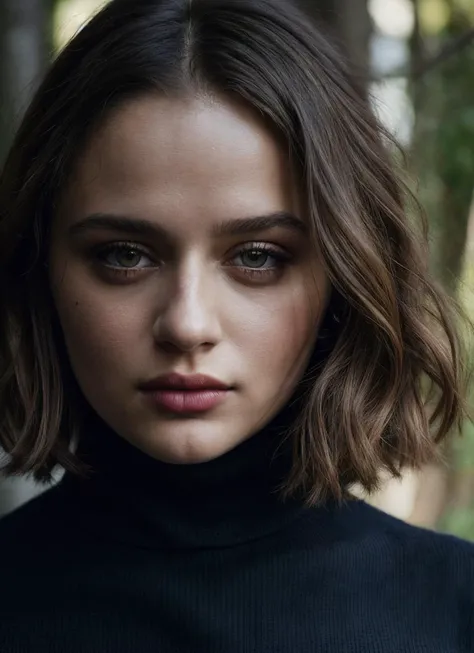 A stunning intricate full color portrait of (sks woman:1), wearing a black turtleneck, epic character composition, by ilya kuvshinov, alessio albi, nina masic, sharp focus, natural lighting, subsurface scattering, f2, 35mm, film grain, <lora:locon_joeyking_v1_from_v1_64_32:1>