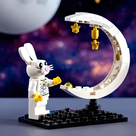LEGO Creator, a rabbit on the moon, with galaxy in the background
<lora:lego_v2.0_XL_32:0.8>