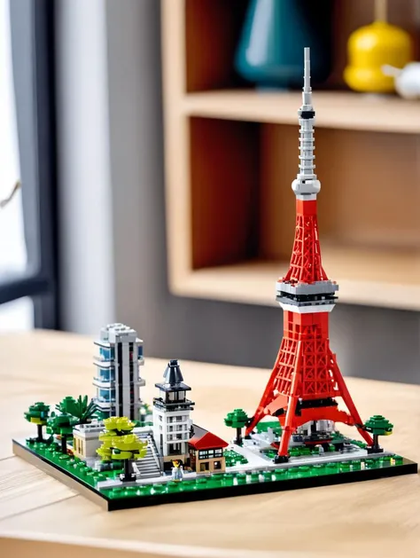 <lora:Lego_XL_v2.1:0.8>
LEGO Creator, Tokyo Tower in a city view