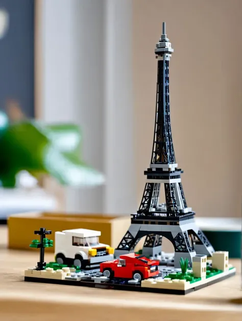<lora:Lego_XL_v2.1:0.8>
LEGO Creator,  Eiffel Tower in a city view