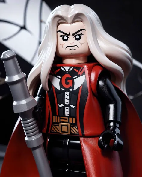 LEGO minifig, <lora:lego_v2.0:0.8> 
<lora:ARWAlucard:0.4> alucardcastlevania
masterpiece, high detail, 8k, high detailed skin, 8k uhd, high quality