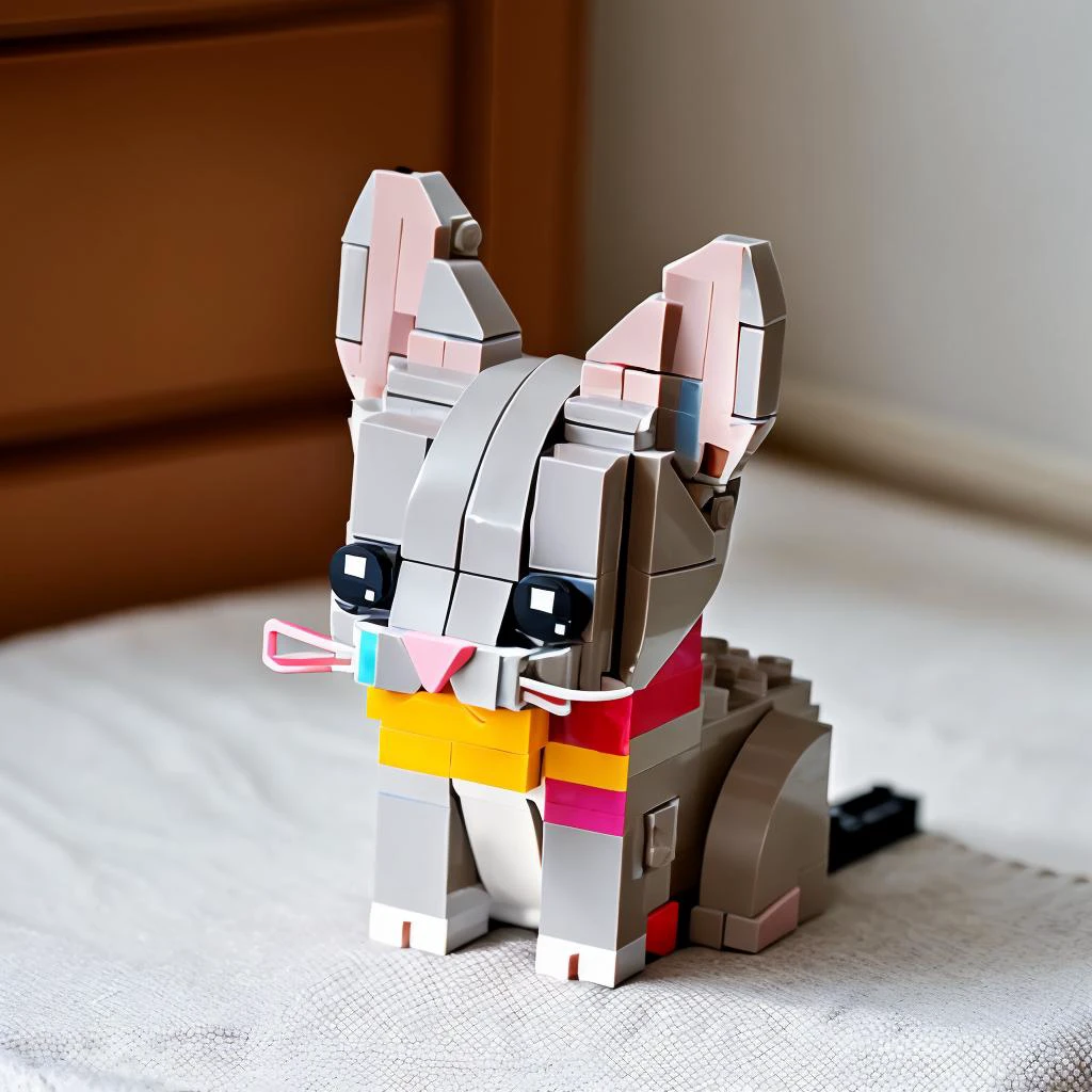 RAW photo, LEGO BrickHeadz, <lora:lego_v1.1:0.8> a Sphynx cat, (high detailed skin:1.2), 8k uhd, dslr, soft lighting, high quality