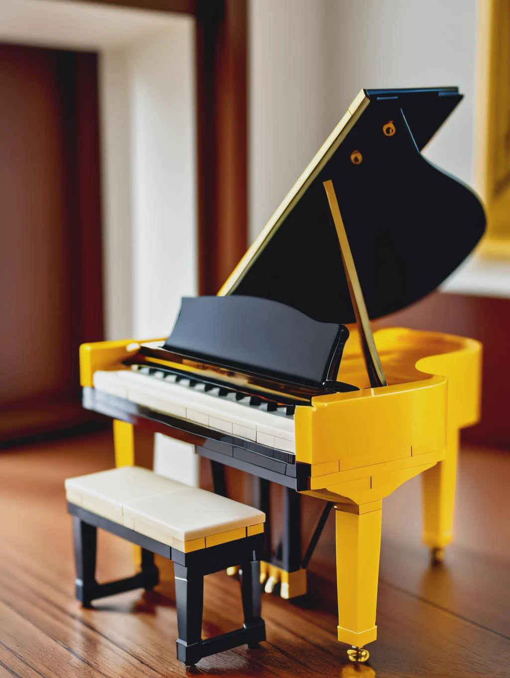 LEGO Creator, a piano in a room <lora:lego_v2.0:0.8>, masterpiece, high detail, 8k, high detailed skin, 8k uhd, high quality