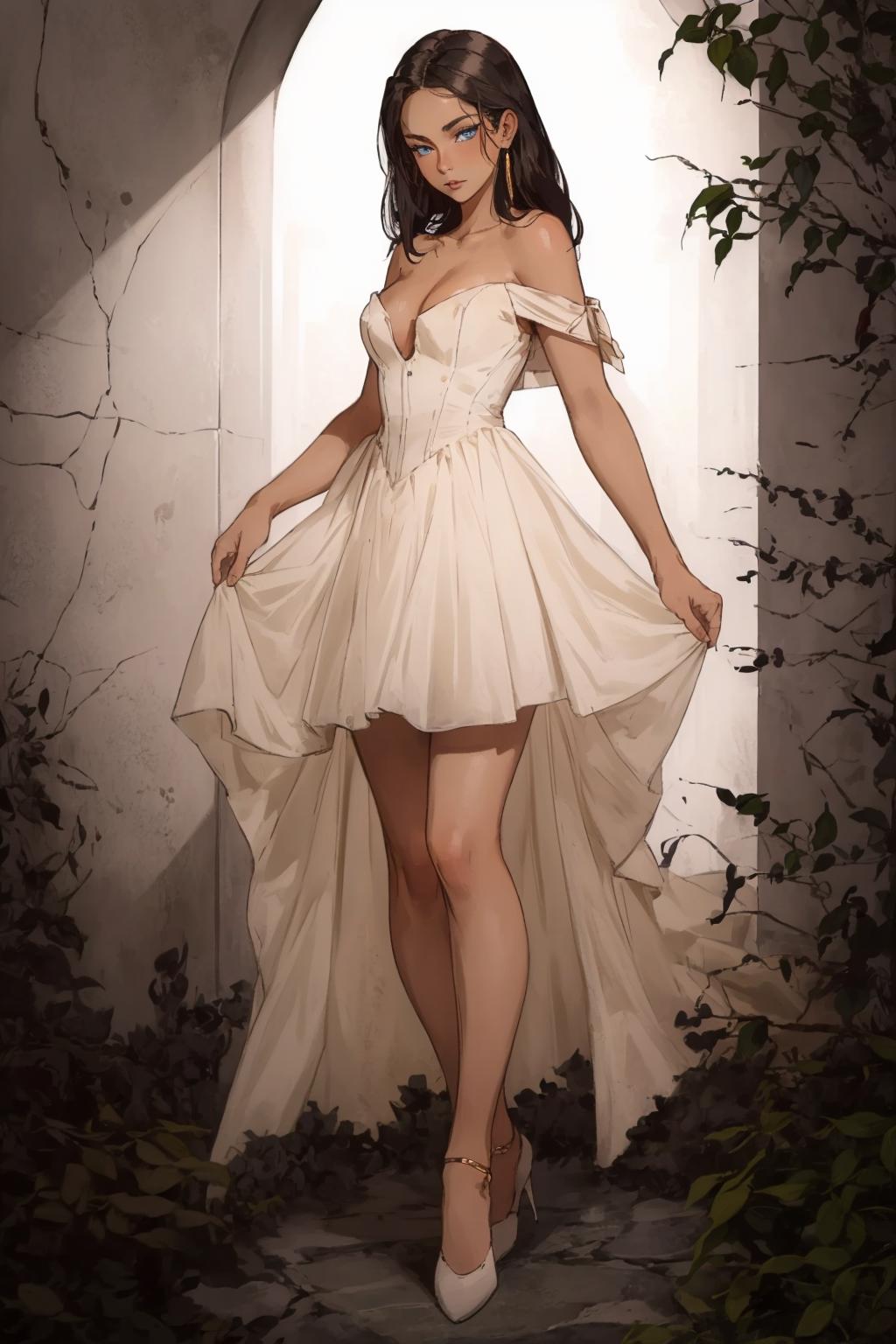 Beige dress №7 v1.0