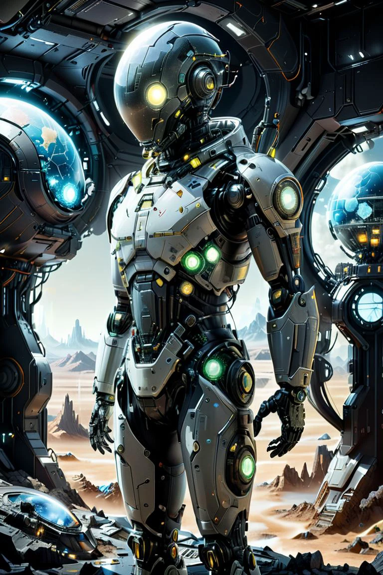 photorealistic, detailed digital illustration of a <lora:UraniumTechAI:0.7> uraniumtech cyborg, <lora:Faceless_Cyborgs:0.7> noface, cyborg, at a Lunar outpost overlooking extraterrestrial landscapes <lora:xl_more_art-full_v1:0.4>, Back lighting , <lora:EnvyBiophilicXL01:0.7>