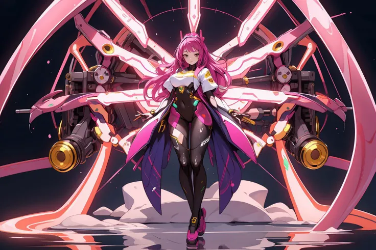 1girl,full body,mechasuit,
<lora:nijiarmor:1>, (masterpiece, best quality, high quality, highres, ultra-detailed),