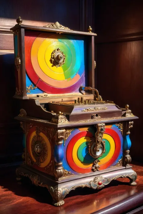 ral-colorswirl, fabulous music box in the room of the famous detective, cinematic lighting, magical shadows, <lora:ral-colorswirl:0.3>, hdr