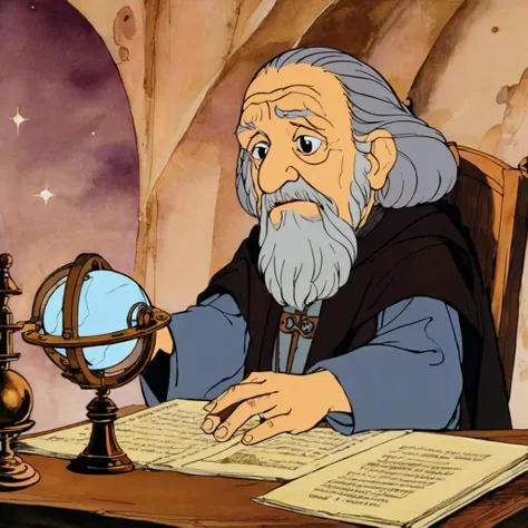 cartoon of  Galileo Galilei (Astronomer), in a Western movie scene,  detailed background, perfect composition, directed by Francis Ford Coppola (  in rankinbasshobbit style:1.1)
<lora:add-detail-xl:0.65>    <lora:rankinbasshobbit_styleXL_v.10.2-000002:0.9>