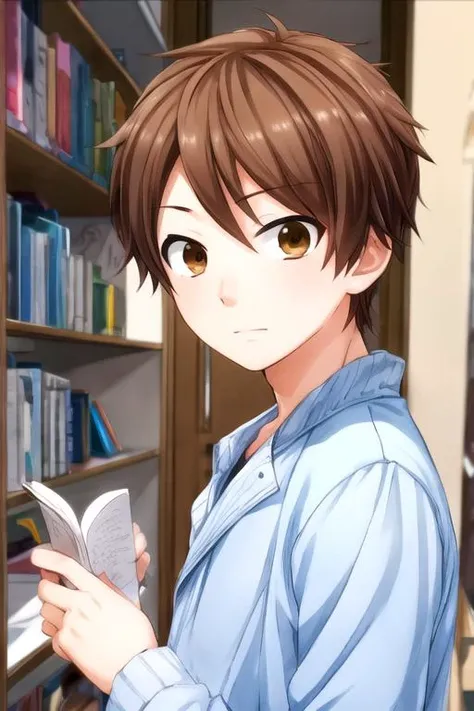 masterpiece, best quality, sketch, 1boy, solo, male focus, looking at viewer, , depth of field, , , <lora:keiichi_katakura:0.70>, keiichi_katakura, brown hair, brown eyes, , homburg, soft science fiction,