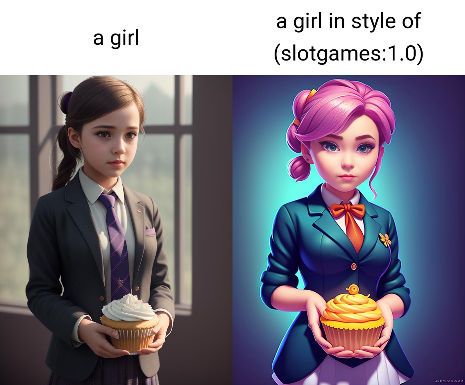 Slot Video Games Style - cartoon effect embedding 1.0