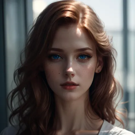 award wining professional photo of (beautiful:1.2), (cute:1.3), (curvy:0.7), youth, ginger female model, break, highlight detailed red hair, perfect detailed slim fit full body, (smiling:0.7), detailed pale skin, little snub nose, (realistic skin:1.2), (freckles:0.6), (detailed perfect piercing deep blue glossy natural eyes), mascara eyelashes, (detailed full shaped lips), broad cheek,break, masterpiece, ultra realistic, realistic light, rim lighting, studio lighting, (saturation), photorealistic, best quality,<lora:epi_noiseoffset2:0.8>, <lora:hairdetailer:0.8> <lora:locon_perfecteyes_v1_from_v1_64_32:0.3> <lora:real_skin:0.6> <lora:_20230805154543:0.4>