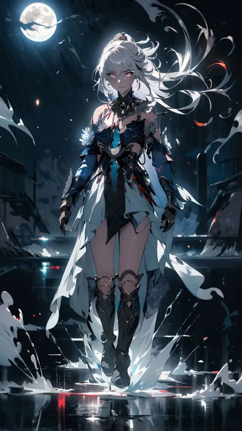 ice queen, girl with a toned face, small mouth, plump lips, serious expression, long hair, white hair with violet highlights, white eyes, white eyelashes, white eyebrows, moving hair, round breasts, big booty, fat thighs, body entire, (((the ice queen sits spread-eagled, around stalagmites like pillars of ice))), {extremely detailed 16k CG unit wallpaper}, expansive landscape photography, (a view from below focusing on character and setting), (wide open field view), (low angle shot), (high light: 1.2), (low light: 1.6), (warm light source: 1.2), complex details, (iridescent colors: 1.5), (bright lighting), (atmospheric lighting), dreamy, unique,

