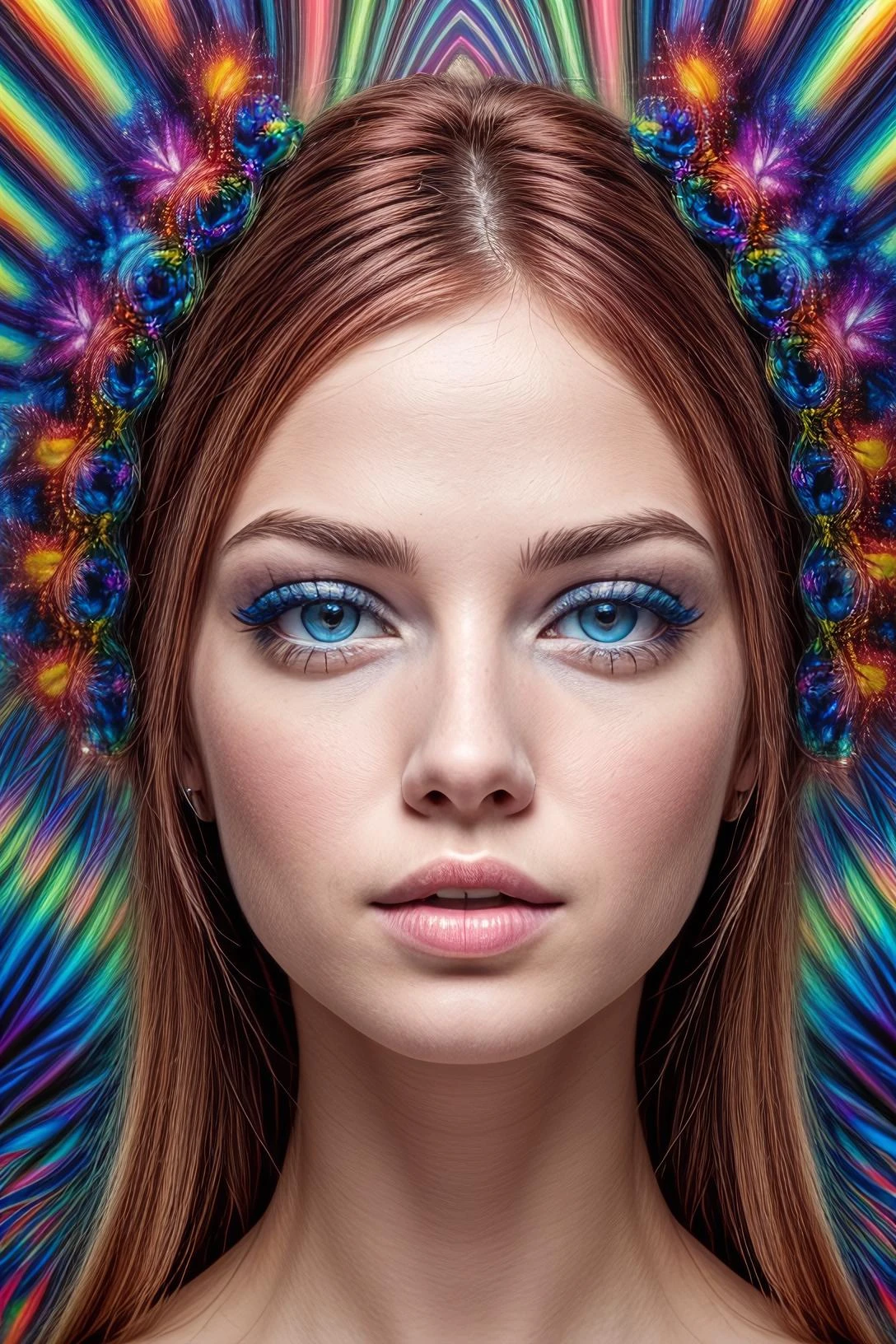 Aesthetic: ((psychedelic, hallucinatory, mind-expanding, colorful, counterculture, trippy):1.4)
BREAK
Composition: ((1girl, perfect face, perfect eyes, looking at viewer, attractive)) naked, nude, nsfw
BREAK
Lighting: natural light
BREAK
Quality: (award winning photography, professional photography), (8k, RAW photo, best quality, masterpiece), photo-realistic, intricate, highly detailed, professional lighting
BREAK
Appearance: (22 years old), white girl, american girl, ((red hair))
BREAK
good quality
BREAK
<lora:add_detail:0.4> <lora:URPMv1.3_LORA_296:0.2> <lora:more_details:0.2>