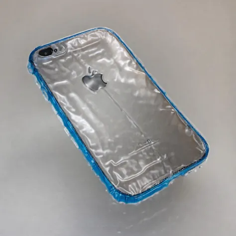 a photo of <lora:Shrink_Wrap_SDXL_V1:1> shrink wrap iphone