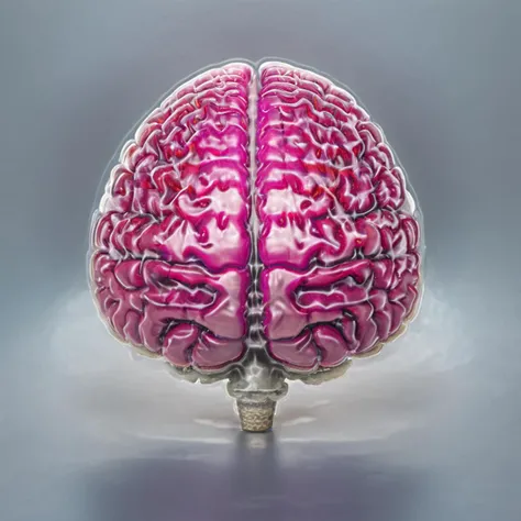 a photo of <lora:Shrink_Wrap_SDXL_V1:1> shrink wrap human brain